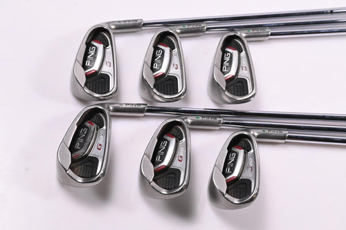Ping G20 Irons / 5-PW / Green Dot / Regular Flex Ping CFS Shafts