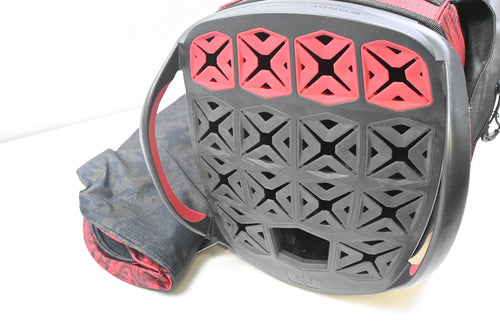Ogio All Elements Silencer Cart Bag / 15-Way Divider / Red, Black