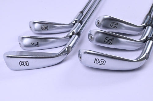Ping G425 Irons / 6-PW+GW / Blue Dot / Regular Flex Ping AWT 2.0 Shafts