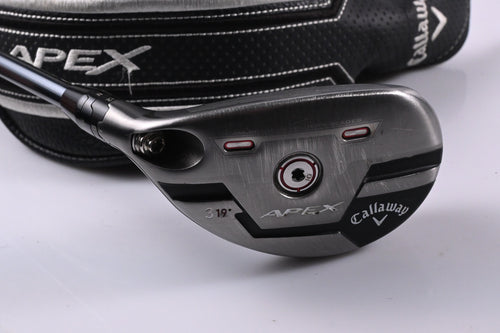 Left Hand Callaway Apex 21 #3 Hybrid / 19 Degree / Stiff Flex UST Recoil Dart 75