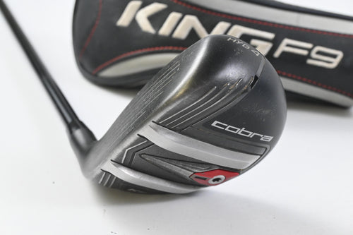 Left Hand Cobra King F9 #4 Hybrid / 21 Degree / Regular Flex Atmos Black 7