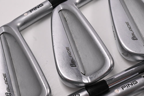 Ping iBlade Irons / 4-PW / White Dot / Stiff Flex Dynamic Gold S300 Shafts