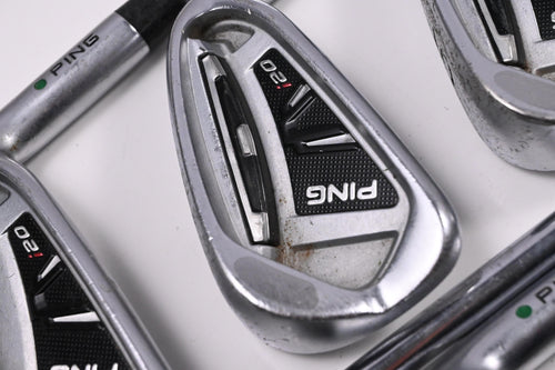 Ping i20 Irons / 3-PW / Green Dot / Stiff Flex Ping CFS Steel Shafts