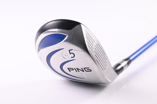 Ping G5 #3 Wood / 15 Degree / Regular Flex Grafalloy Prolaunch Blue 75 Shaft
