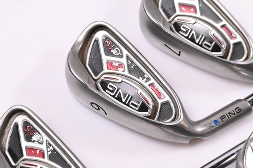 Left Hand Ping G15 Irons / 5-PW+SW / Blue Dot / Regular Flex Ping AWT Shafts