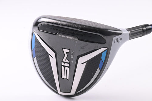 Taylormade SIM Max #3 Wood / 15 Degree / Regular Flex Fujikura Ventus Blue 5