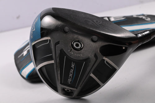 Callaway Rogue Sub Zero Driver / 9 Degree / Stiff Flex Evenflow Blue 65 Shaft