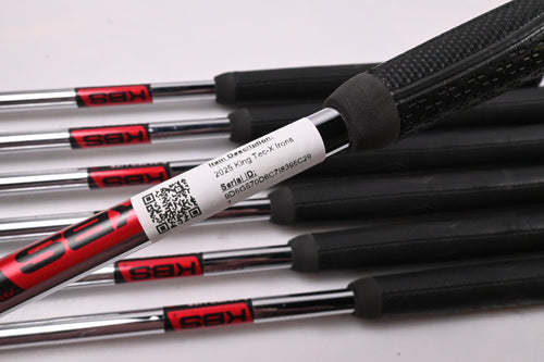 Cobra 2025 King Tec-X Irons / 5-PW+GW / Stiff Flex KBS $-Taper Lite Shafts
