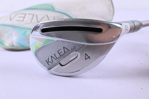 Ladies Taylormade Kalea #4 Hybrid / 22 Degree / Ladies Flex Kalea 45 Shaft
