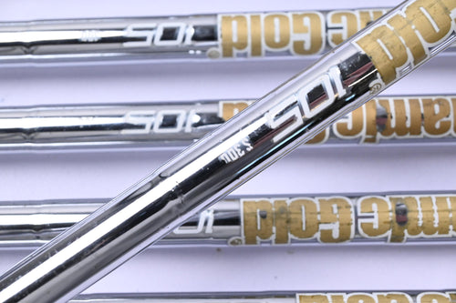 Ping i500 Irons / 4-PW / Blue Dot / Stiff Flex Dynamic Gold 105 Shafts