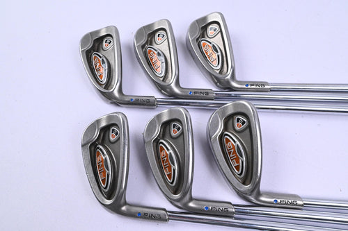 Left Hand Ping i10 Irons / 5-PW / Blue Dot / Regular Flex Ping AWT Shafts