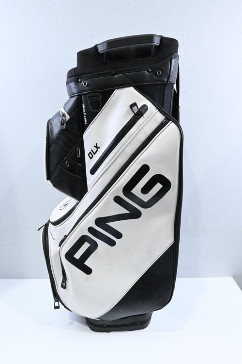 Ping DLX Cart Bag / 14-Way Divider / White, Black