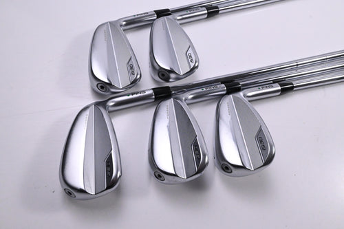 Ping i530 Irons / 7-PW+UW / Green Dot / Stiff Flex Dynamic Gold 120 S300 Shafts