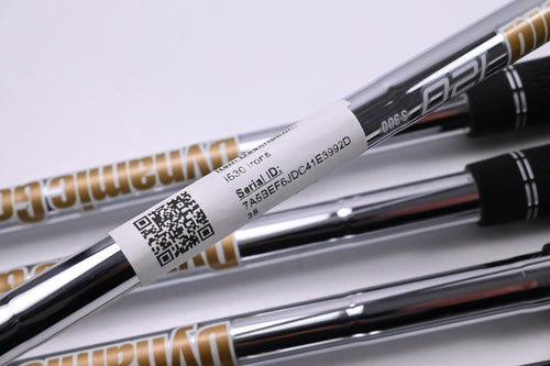 Ping i530 Irons / 7-PW+UW / Green Dot / Stiff Flex Dynamic Gold 120 S300 Shafts