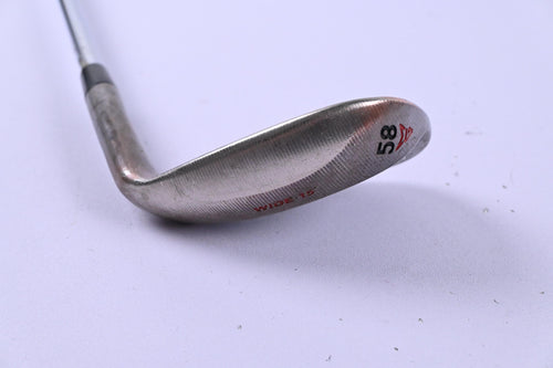 Left Hand Taylormade Hi-Toe Raw Big Foot Lob Wedge / 58 Degree / Regular Flex