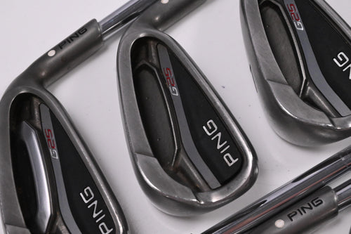 Ping G25 Irons / 5-PW+GW+SW / White Dot / Regular Flex Ping CFS Shafts