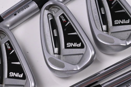Ping i20 Irons / 4-PW+GW / Black Dot / Stiff Flex Ping CFS Shafts