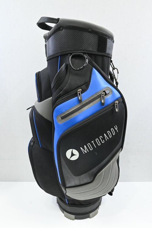 Motocaddy Pro Series Cart Bag / 14-Way Divider / Black, Blue