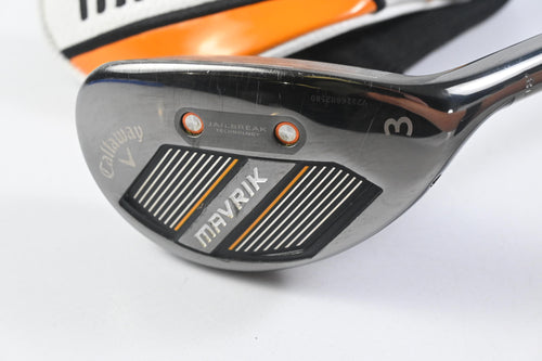 Callaway Mavrik #3 Hybrid / 18 Degree / Regular Flex KBS Hybrid 70 Shaft