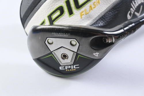 Callaway Epic Flash #4 Hybrid / 21 Degree / Regular Flex Tensei AV Silver 65 Shaft