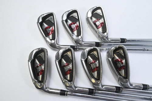 Left Hand Wilson D100 Irons / 5-PW+SW / Uniflex SL85 Shafts