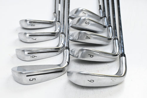 Taylormade Qi Irons / 5-PW+GW+SW+LW / Stiff Flex KBS MAX MT 85 Shafts