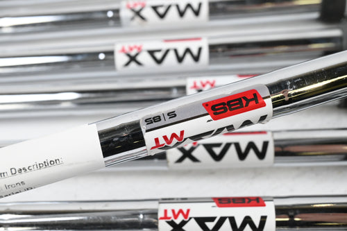 Taylormade Qi Irons / 5-PW+GW+SW+LW / Stiff Flex KBS MAX MT 85 Shafts