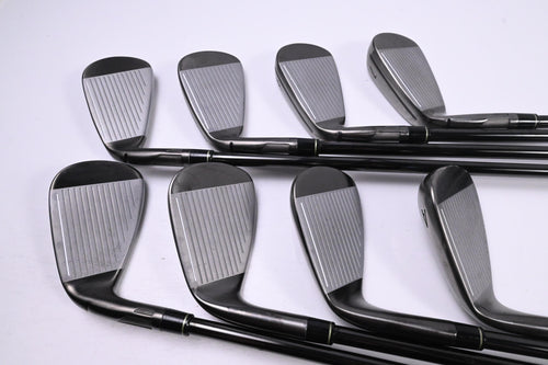 Taylormade Qi Gunmetal Edition Irons / 4-PW+AW / Regular Flex KBS Max MT 85