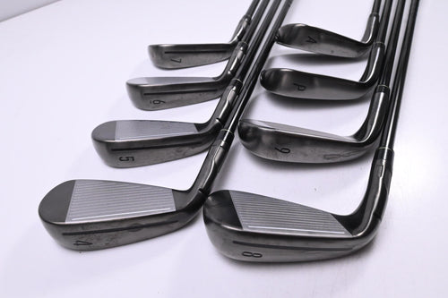 Taylormade Qi Gunmetal Edition Irons / 4-PW+AW / Regular Flex KBS Max MT 85