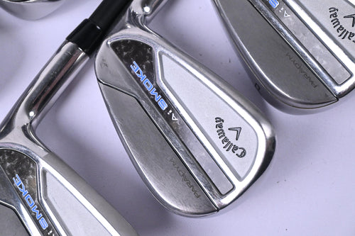 Callaway Paradym Ai Smoke Irons / 5-PW / Senior Flex Cypher 2.0 50 Shafts