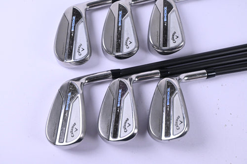 Callaway Paradym Ai Smoke Irons / 5-PW / Senior Flex Cypher 2.0 50 Shafts