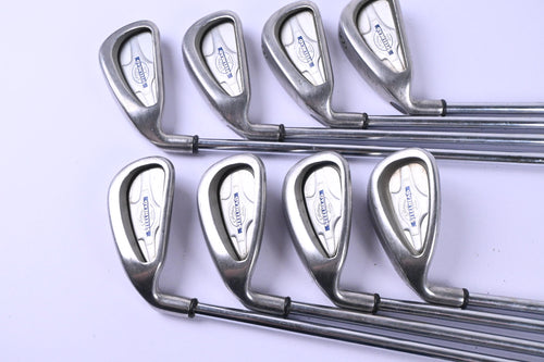 Left Hand Callaway X-14 Irons / 3-PW / Uniflex Callaway Steelhead Shafts