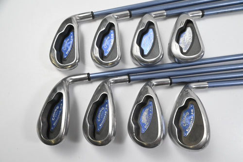 Ladies Callaway X-16 Irons / 4-PW+SW / Ladies Flex System UL45 Shafts