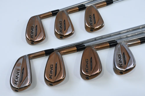 Cobra King Forged Tec Copper Irons / 4-PW / Stiff Flex KBS $-Taper Lite Shafts
