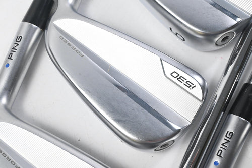 Ping i530 Irons / 4-PW / Blue Dot / Stiff Flex Dynamic Gold Mid 100 S300 Shafts