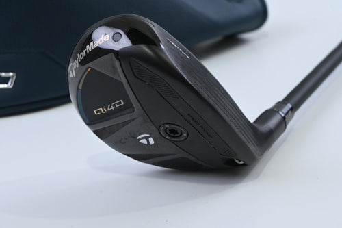 Taylormade Qi4D #4 Hybrid / 22 Degree / Stiff Flex KBS Reax White 75 Shaft