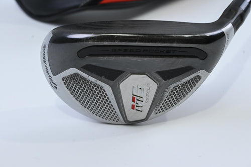 Taylormade M6 #4 Hybrid / 22 Degree / Stiff Flex Fujikura Atmos Orange 7 Shaft