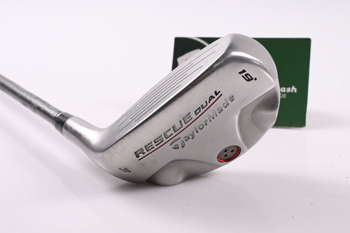 Left Hand Taylormade Rescue Dual #3 Hybrid / 19 Degree / Regular Flex Ultralite 65