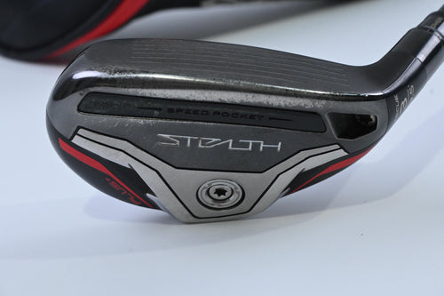 Taylormade Stealth Plus #3 Hybrid / 19.5 Degree / Stiff Flex HZRDUS Smoke Red