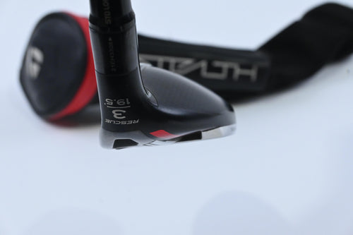 Taylormade Stealth Plus #3 Hybrid / 19.5 Degree / Stiff Flex HZRDUS Smoke Red