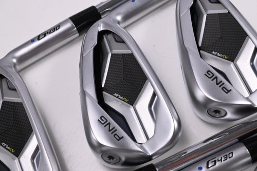 Ping G430 Irons / 5-PW+45° / Blue Dot / Regular Flex Ping AWT 2.0 Shafts