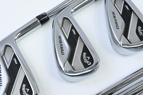Callaway Mavrik Pro Irons / 4-9+AW / Regular Flex Elevate 105 Shafts