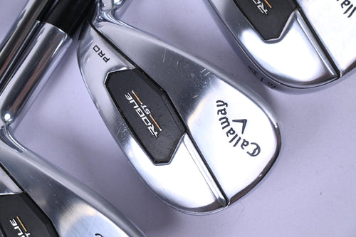 Callaway Rogue ST Pro Irons / 5-PW+GW / Regular Flex Project X Rifle 105 Shafts