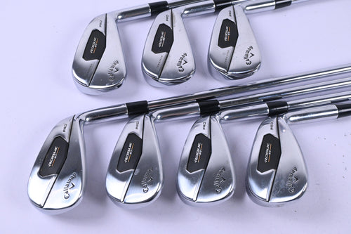 Callaway Rogue ST Pro Irons / 5-PW+GW / Regular Flex Project X Rifle 105 Shafts