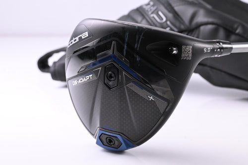 Cobra DS-Adapt X Driver / 9 Degree / Stiff Flex Fujikura Air Speeder 50 Shaft
