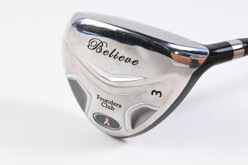 Ladies Founders Club Believe #3 Wood / 16 Degree / Ladies Flex Graphite Shaft