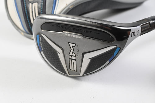 Taylormade SIM Max #3 Hybrid / 19 Degree / Stiff Flex Fujikura Ventus Blue 7 Shaft