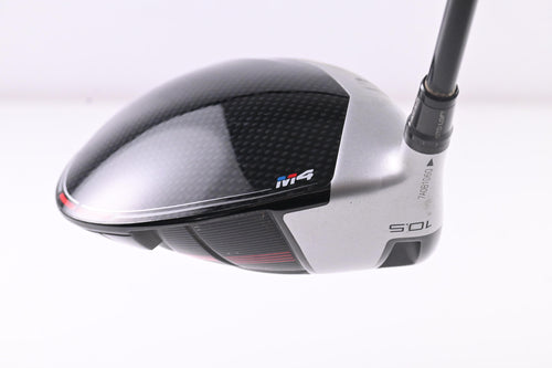 Left Hand Taylormade M4 Driver / 10.5 Degree / Regular Flex Atmos Red 5 Shaft