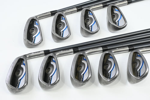 Ping GMax Irons / 4-PW+UW+SW / Silver Dot / Senior Flex Ping CFS 65 Shaft