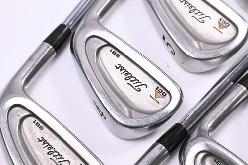 Titleist DCI 981 Irons / 3-PW / Regular Flex Titleist Tri Spec Shafts